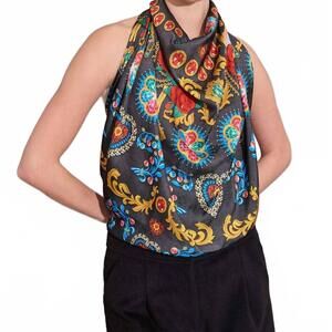 NEW ALDEN ADAIR hayden multi color scarf in davinci